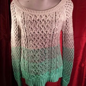 NWOT Ombre scoopneck