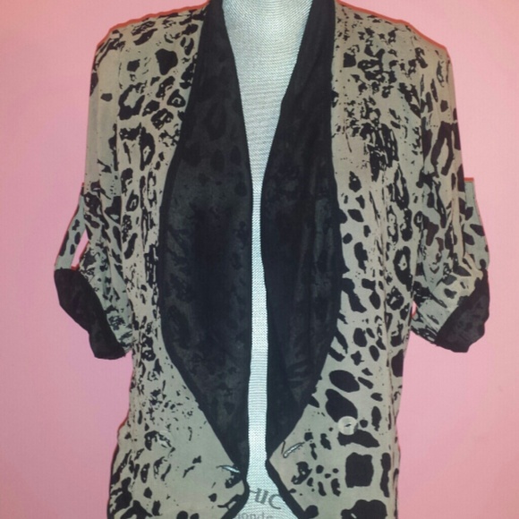 Printed blazer