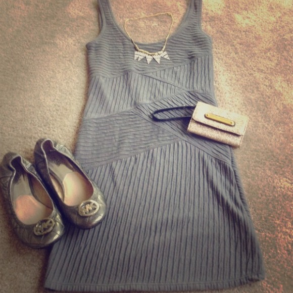 Free people grey dress small