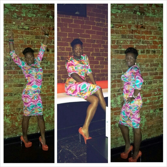 Splash of Color Bodycon dress
