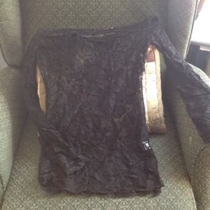 NWOT Black Lace Teddy