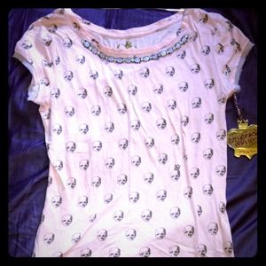 🌟Princess Vera Wang Feminine Skull Shirt🌟