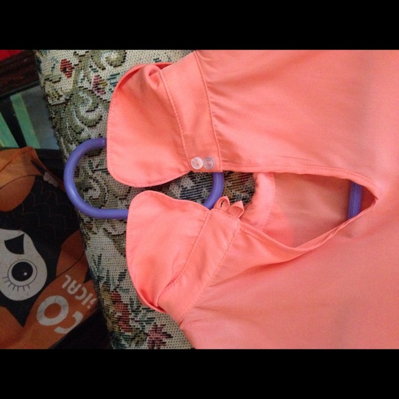 💖SALE💖American apparel collared short sleeve top - Picture 4 of 4