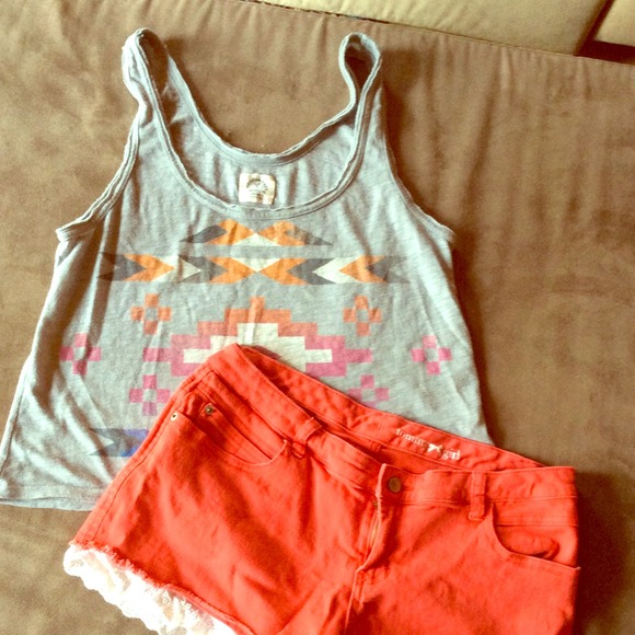 Tribal Knit Cropped Tank!