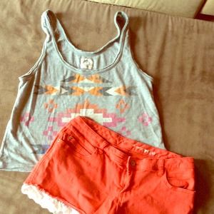Tribal Knit Cropped Tank!