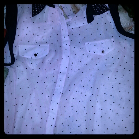 Light pink with black spots Michel USA shirt