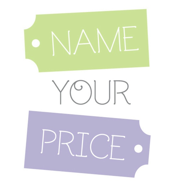 Name Your Price On Items