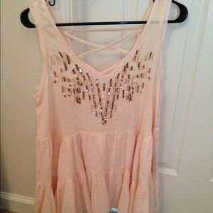 Free people beaded top