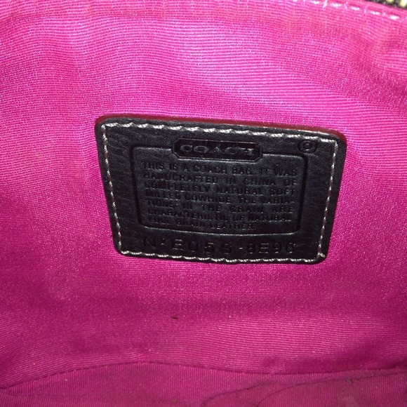 Leather Coach bag - Picture 2 of 2