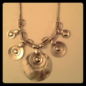 Abstract rye necklace