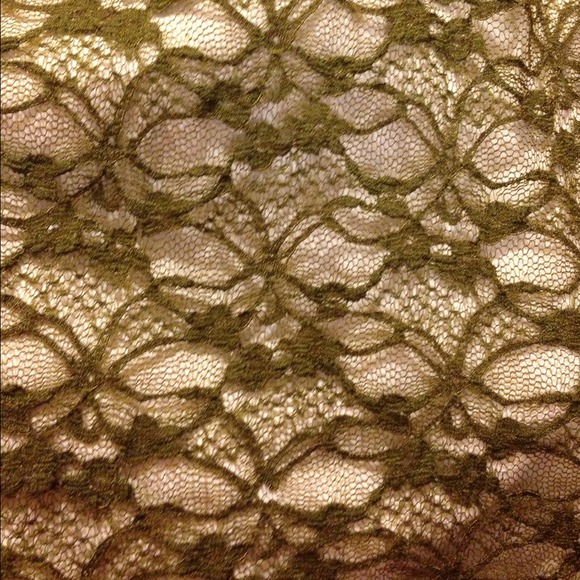SOLD. J. Crew Green Lace Tank Sz M - Picture 2 of 2
