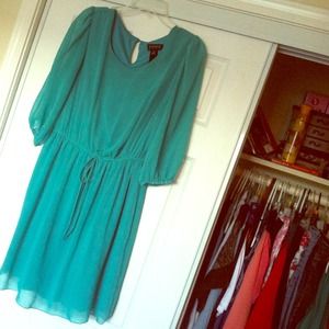 Teal Dress | 3/4 Sleeves REDUCED.
