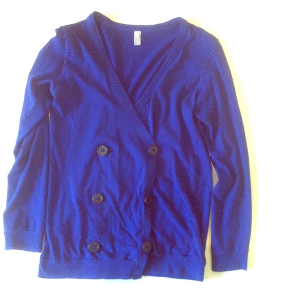 Dark blue cardigan