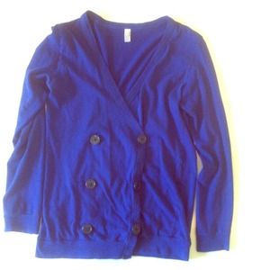 Dark blue cardigan