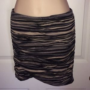Free People™ Body-con Mauve Black Beige Skirt S