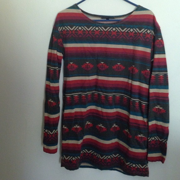 Truly madly deeply tribal sweater tunic