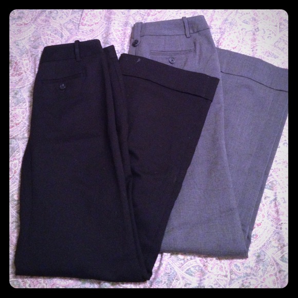 LOFT black & gray dress pants EXCELLENT condition!