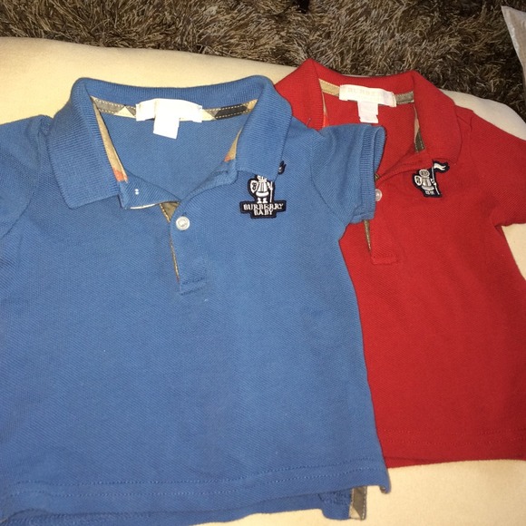 Baby burberry shirts