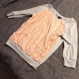 Sequined baseball sweater