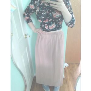 🍥 pink maxi skirt 🍥