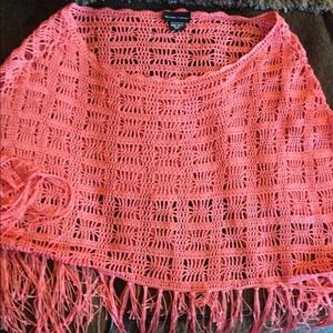 Beautiful Coral Shawl/Scarf for @nursecathie