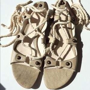 Alexander McQueen rope sandals