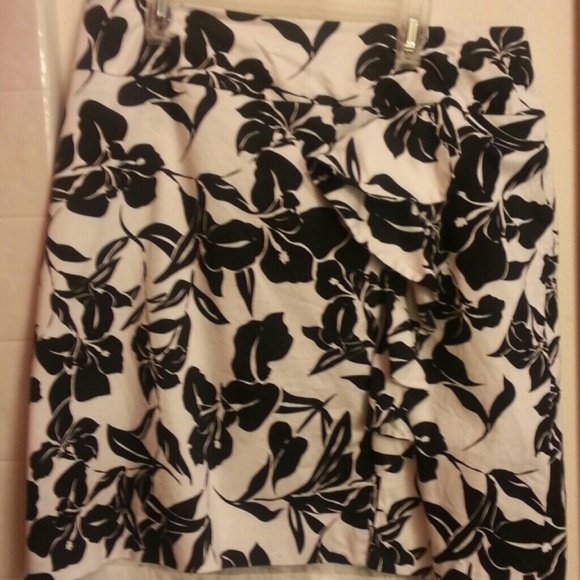 Black and white skirt