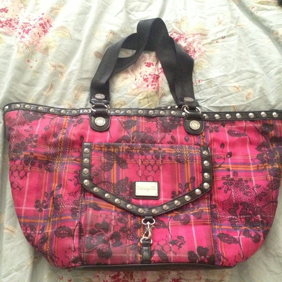 Large Betseyville Betsey Johnson Bag Purse Tote