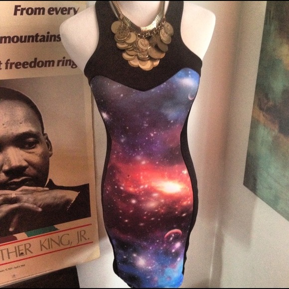 Galaxy Bodycon Dress