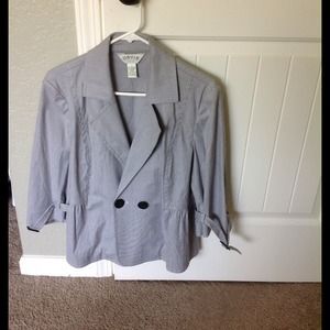 Bundle Cute Pinstripe Blazer/Vintage Tee
