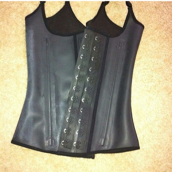 Cotton and latex vest