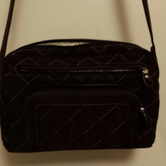 Vera Bradley Brown Microfiber bag - Picture 2 of 4