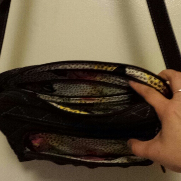 Vera Bradley Brown Microfiber bag - Picture 3 of 4