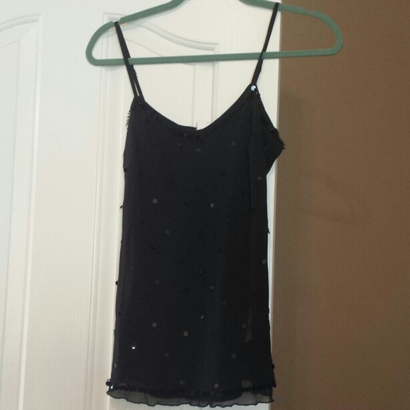 Chiffon camisole with sequin