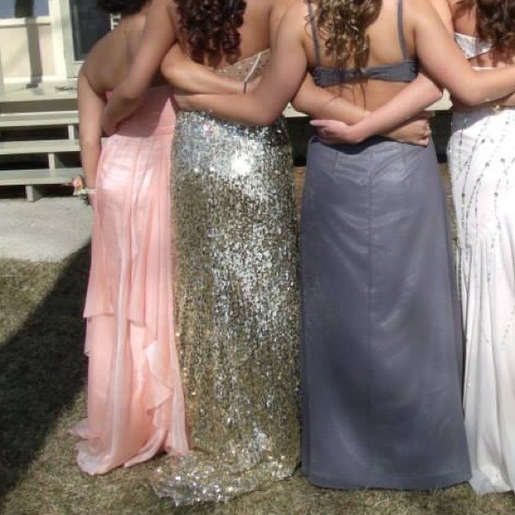 2014 Flirt Gold Prom Dress - Picture 2 of 4