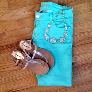 mint jeggings