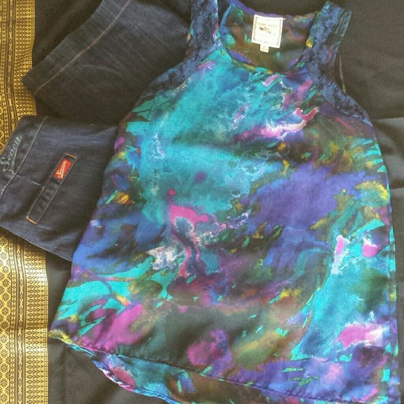 Bundle - Multicolor top and Arden B romper