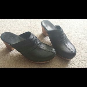 Ugg leather clogs