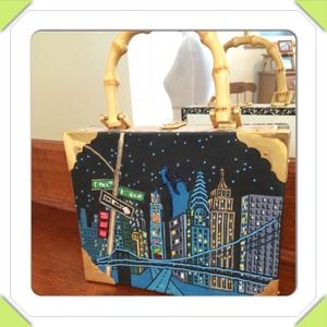 NYC Sky Line Cigar Box Purse
