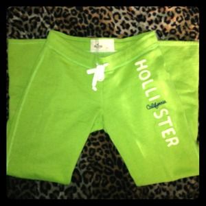Hollister Green Sweatpants