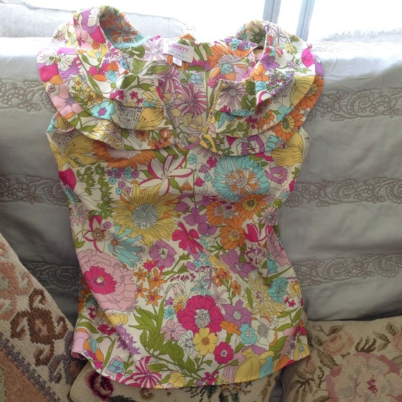 Liberty of London for target ruffled keyhole top