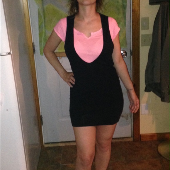 Black stretch vest dress ...FREE With Any Purchase - Picture 3 of 4