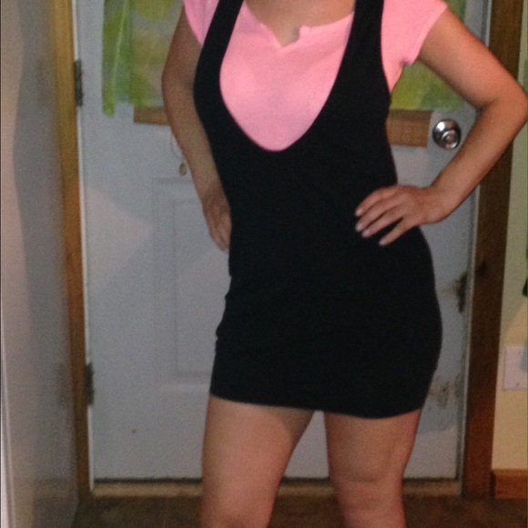 Black stretch vest dress ...FREE With Any Purchase - Picture 4 of 4