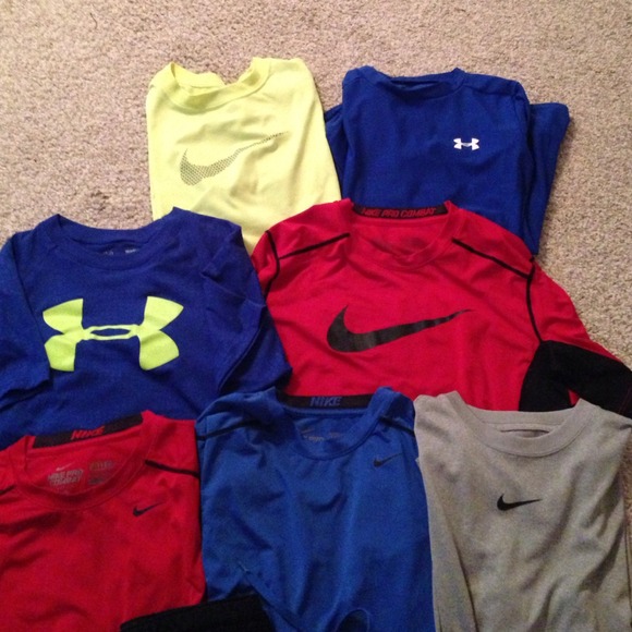 Youth nike and under armour!!!! All like new