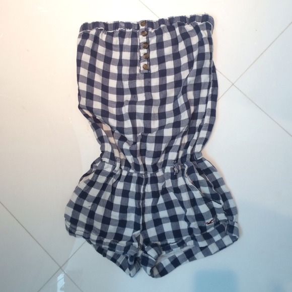 Hollister Retro Strapless Romper