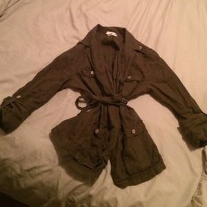 Olive green light jacket
