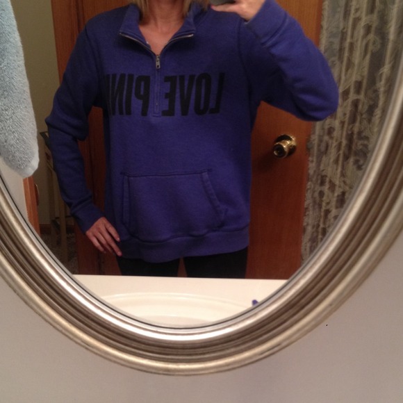 VS Pink pullover hoodie