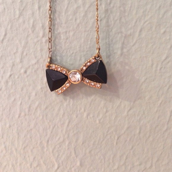 J.Crew bow necklace