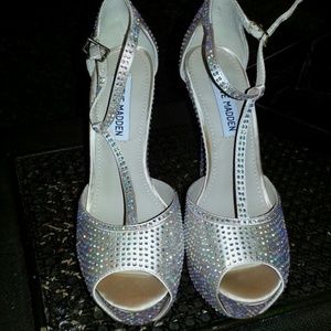Steve madden rhinestone shoes