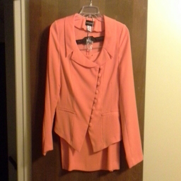 Tangerine Skirtsuit (new)